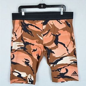 NWT ADIDAS Men's HEAT.RDY Techfit Camouflage Training Tight Shorts Size 2XL